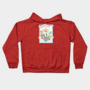 Coral Figures Kids Hoodie